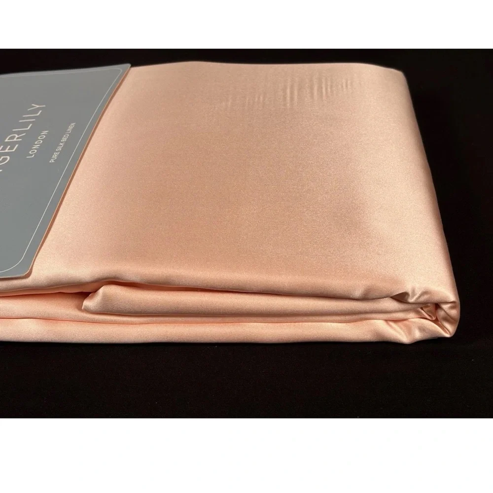 Gingerlily London King Mulberry Silk Duvet Cover Pure Silk Rose Pink 100% Luxury